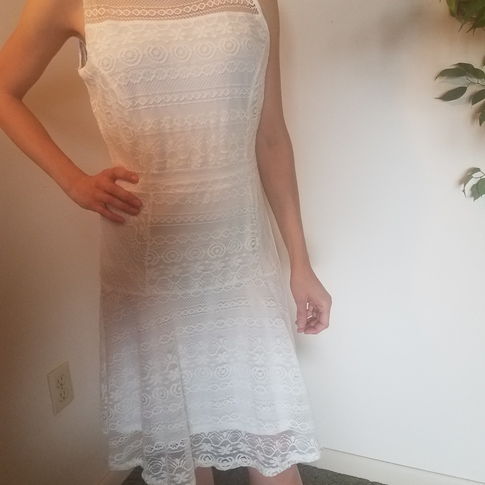 Off White Lace Dress